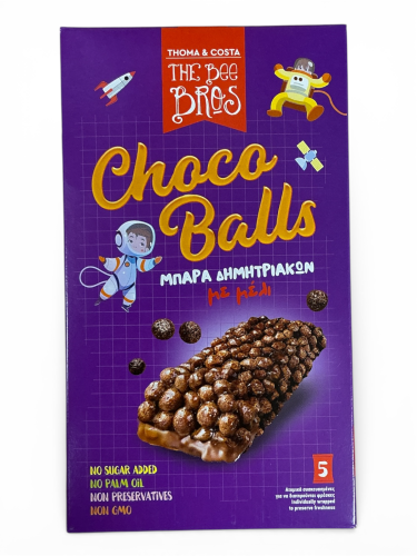 Barres de céréales au miel et chocolat CHOCO BALLS – THE BEE BROS 125 g