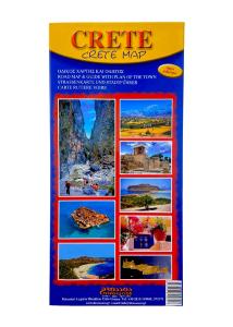 Carte Touristique de la Crète " Crete Map"