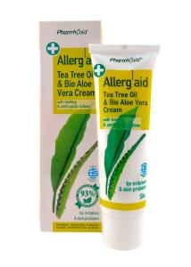 Allerg Aid - Crème à l'huile essentiel de l'arbre à thé et à l'aloe vera,anti-in