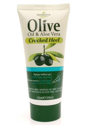 Crème pour les pieds ' Cracked Heel' à l'huile d'olive  et à l' aloe Vera HERBOLIVE 100 ml