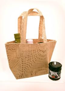 Sac de toile de jute naturel 30x20 cm