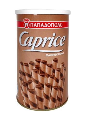 Gaufrettes CAPRICE fourrées au crème cappuccino grecs PAPADOPOULOU 250 g