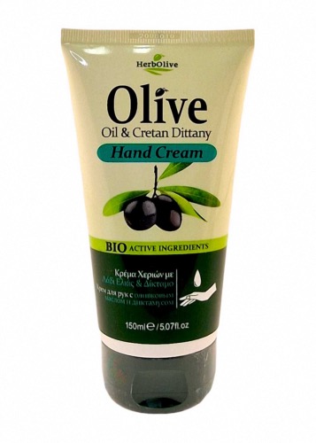 Crème mains à l'huile d'Olive & Dictame HERBOLIVE 150 ml