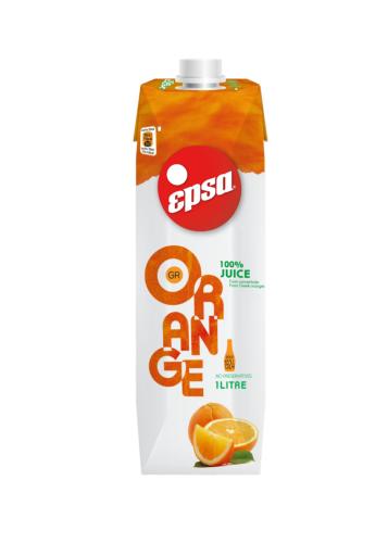 Jus d'orange grec tetra pak EPSA 1 L