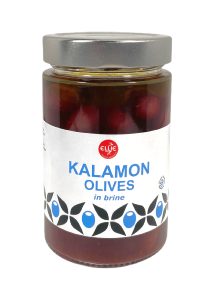 Olives noires grecques Kalamon en bocal 190 g net
