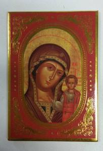 Magnet religieux Marie et enfant Jésus 8x5.5 cm