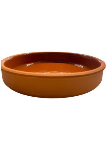 Plat rond en terre cuite émaillé ESPIEL 4x21,5x21,5 cm