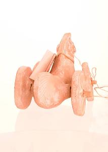 Cheval à roulettes en terre cuite IDOLS ART 10cmx15cm