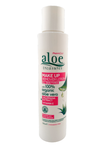 Lotion démaquillante à l'aloe vera BIO et à la valeriana ALOE TREASURES 125 ml