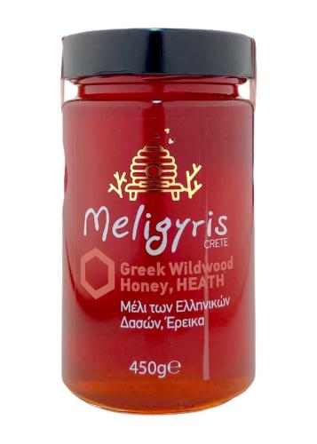 Miel forestier à la bruyère grec MELIGYRIS 450 g DMM: 04.2025
