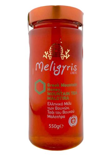 Miel de montagne grec - Thé des montagnes Malotira MELIGYRIS 550 g