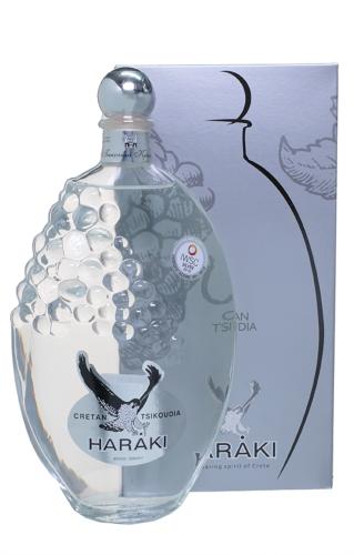 Raki de Crète HARAKI 500 ml bouteille en relief 40% vol