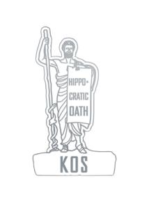 Pin’s Hippocrate de Kos – Médecine grecque antique ATP 3 cm