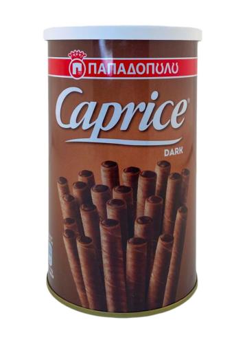 Gaufrettes CAPRICE fourrées au chocolat noir grecs PAPADOPOULOU 250 g