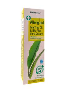 Allerg Aid - Crème à l'huile essentiel de l'arbre à thé et à l'aloe vera,anti-in