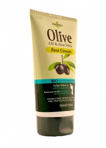 Crème de traitement pour pieds à l'aloe vera HERBOLIVE 150 ml