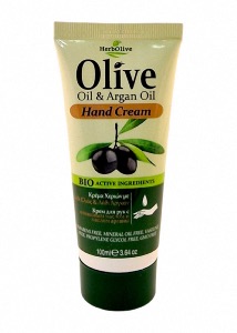 Crème mains à l'huile d'olive et huile d'argan HERBOLIVE 100 ml