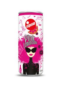 Limonade Pink "rose" en canette EPSA de 330 ml