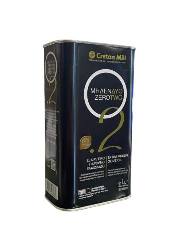 Huile d'olive extra vierge ZEROTWO 0.2 acidité Bidon 1 l