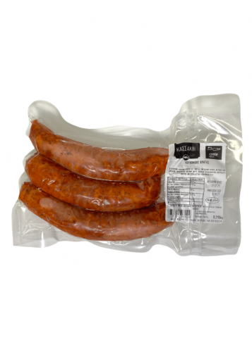 Saucisses de Crète au porc - Loukaniko Kritis KASSAKIS 250-350 g
