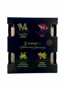 Coffret de 4 tisanes de Crte CRETAN LIFE 4 X20 g