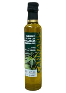 Huile d’olive infusée à l’arôme de cannabis FILEMA 250 ml