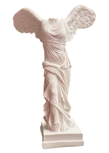 Statue décorative Victoire de Samothrace en polyrésine 23,5 cm