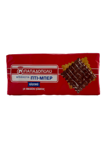 Biscuits petit-beurre enrobés au chocolat au lait PAPADOPOULOU 200 g