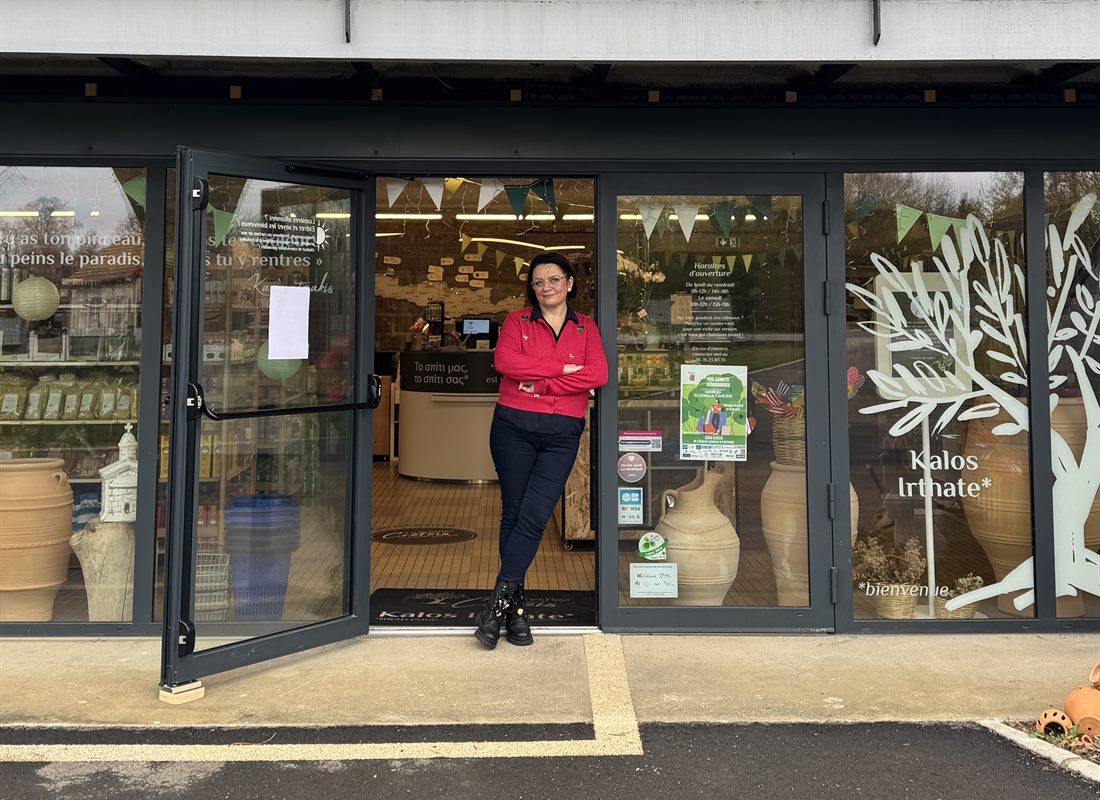 La boutique Le Prestige Cr&eacute;tois &agrave; Messei
