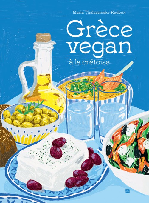 Couverture du livre Grèce vegan à la crétoise