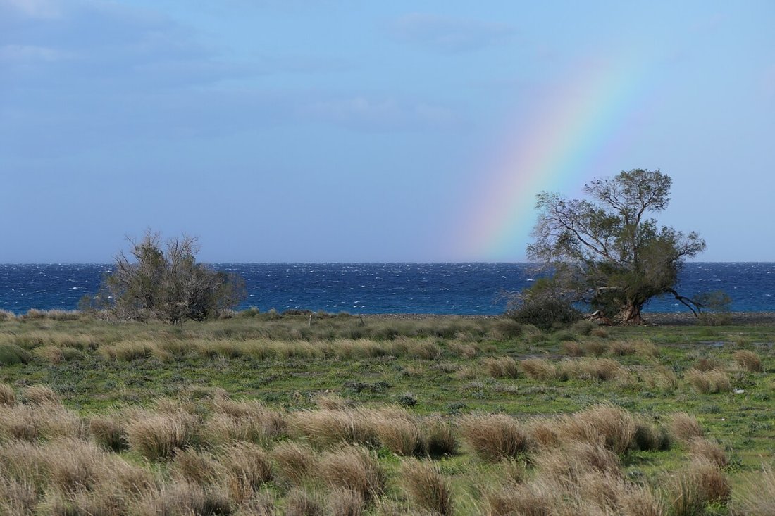 Paysage de la région de Sitia, Crète de l’est